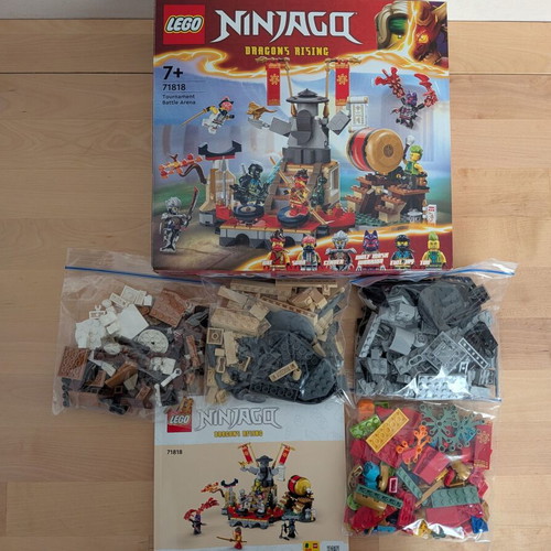 Lego Ninjago Tournament Battle Arena 71818 like new