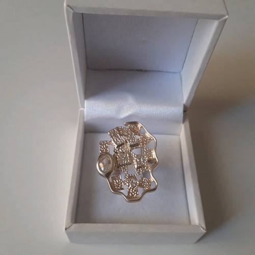 Silver ring used with original design