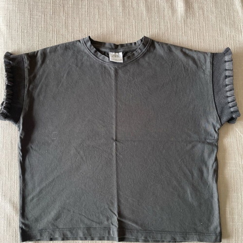 Zara T-shirt for girls like new, gray, age 9-10