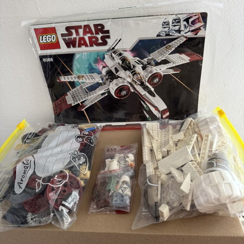 Lego Star Wars ARC-170 Starfighter 8088 used set without box