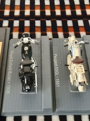 Motorcycle collection used, five different types and eras