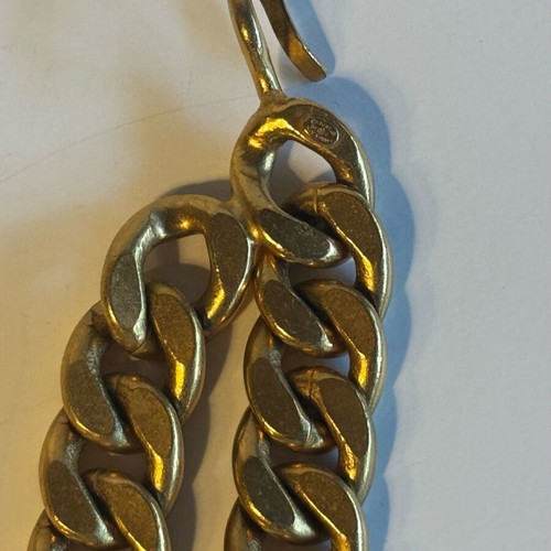 Chanel vintage gold chain belt used, size 90
