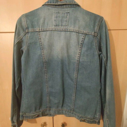 Leone jean jacket like new, size S, blue