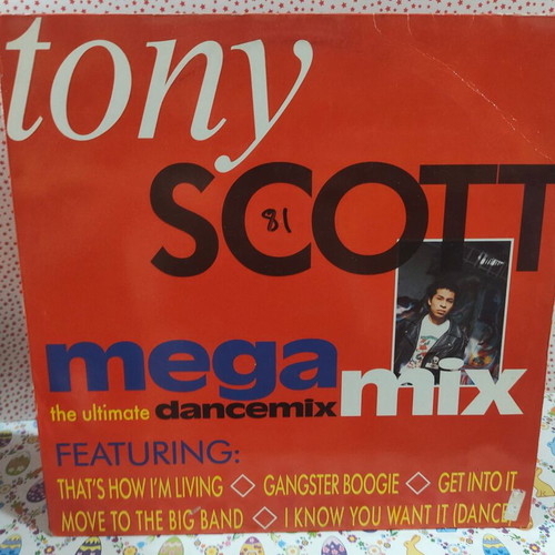 Tony Scott Megamix vinyl record used, electronic