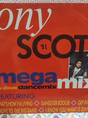 Tony Scott Megamix vinyl record used, electronic