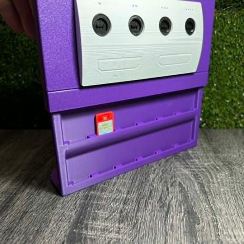 3D Printed Βάση Dock Κονσόλας Nintendo Switch 2 με Αποθήκευση Παιχνιδιών 12 Θέσεων