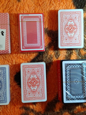 Playing cards new, pack of 6 (Collection No5)