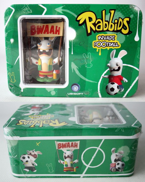 RABBIDS INVADE FOOTBALL WORLD CUP 2010 BWAAH ΦΙΓΟΥΡΑ ΣΕ ΤΣΙΓΚΙΝΟ ΚΟΥΤΙ UBISOFT ΣΦΡΑΓΙΣΜΕΝΟ !