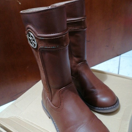 Mayoral children's boots used, brown, size 28