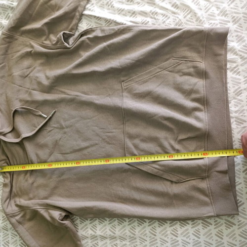 Beige hoodie like new, size L