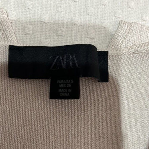 Zara vest size S beige like new