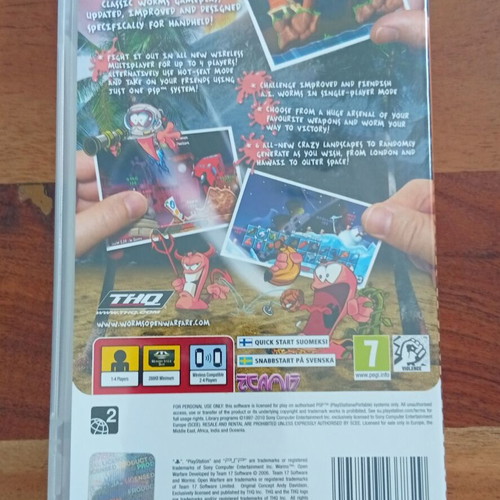 Worms Open Warfare 2010 PSP Essentials used