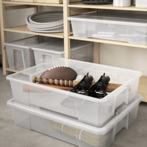 IKEA Samla storage boxes like new, set of 2, 79x57x18 cm