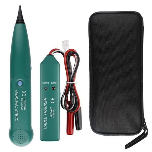 Gobesty cable tester with transmitter and receiver for wire tracing