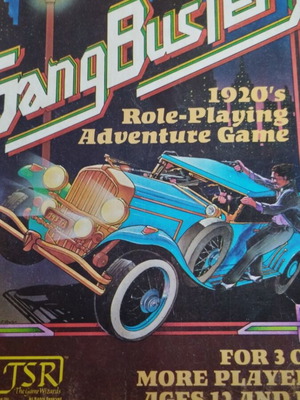 Gang Busters 1920's role playing adventure game used