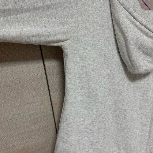 Oysho cotton zip-up hoodie sweater cardigan like new, grey beige