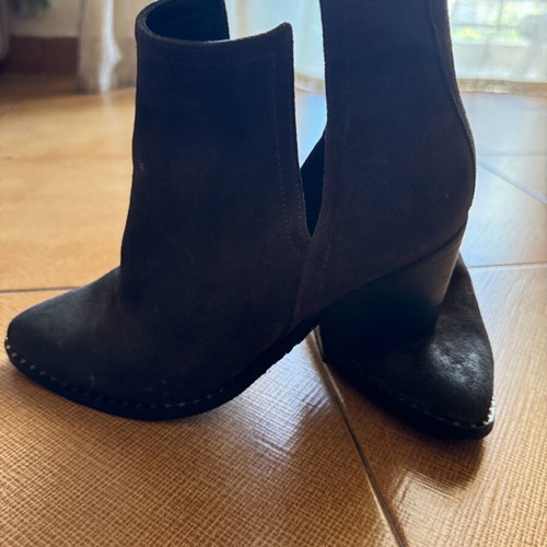 Tsakiris Mallas ankle boots used, suede dark gray size 37