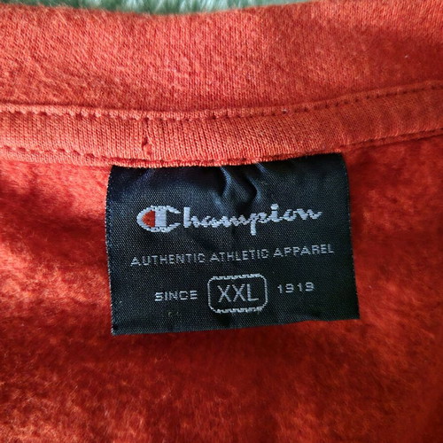 Champion sweatshirt without hood like new, size XXL, red