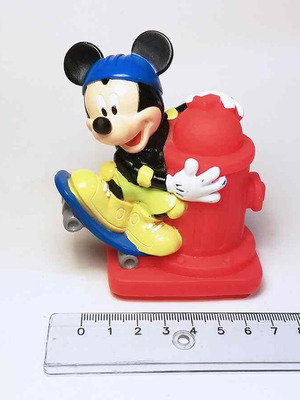 Mickey Mouse plastic figure toy used Disney