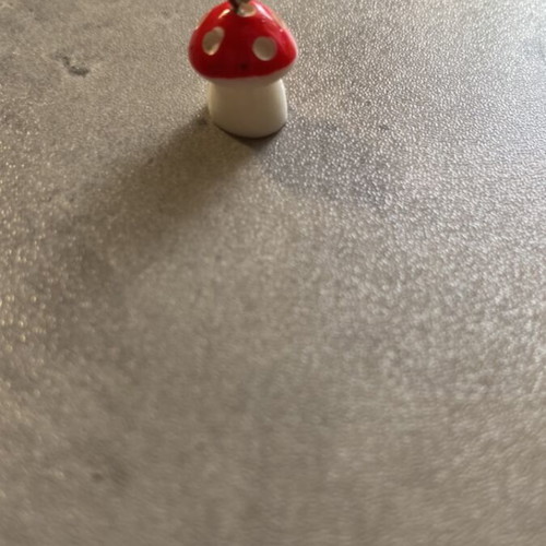 Mushroom pendant new, cute aesthetic small and charming