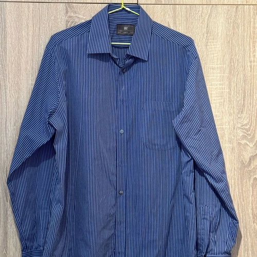 Striped shirt Marks & Spencer regular fit XL like new, blue