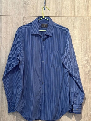 Striped shirt Marks & Spencer regular fit XL like new, blue