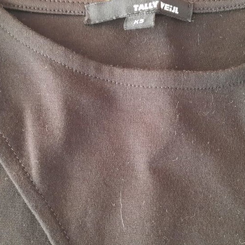 Tally Weil women's blouse size XS black and white like new