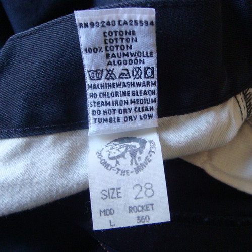 Diesel Rocket vintage jeans καινούργιο, μέγεθος W28, σκούρο μπλε