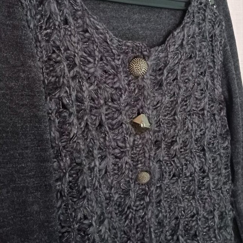Lucifair women's cardigan used, gray color