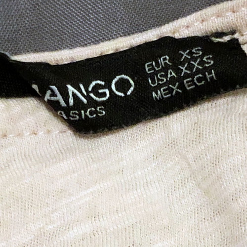 Mango top used, size XS, white