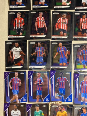 Topps Chrome and Panini Prizm Premier League Collection new