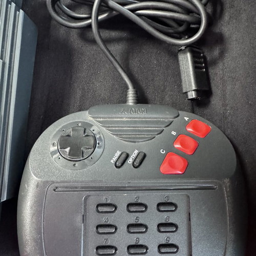 Atari Jaguar 64 console used with joystick adapter tested