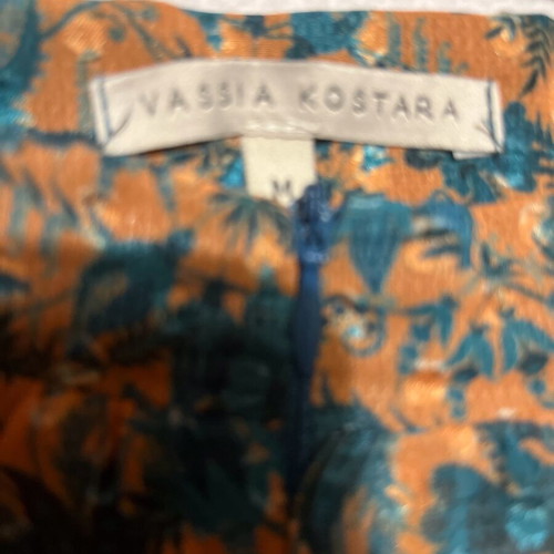 Vassia Kostara shorts like new, colorful printed short bermuda size M