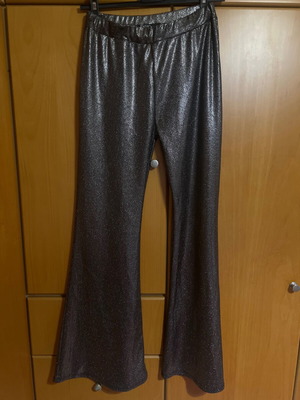 Flared pants new with shimmer, one size