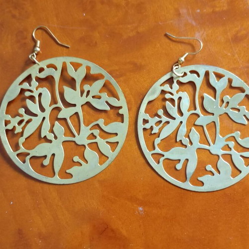 Handmade earrings new, gold color stainless steel by Martz earrings