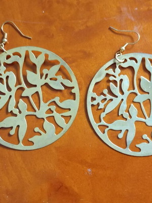 Handmade earrings new, gold color stainless steel by Martz earrings