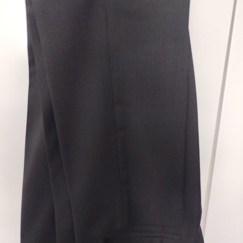 Rococo black groom suit with subtle pinstripe, like new, size 52
