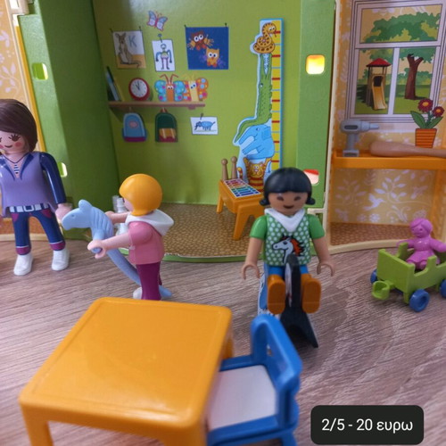 Playmobil preschool playset suitcase like new