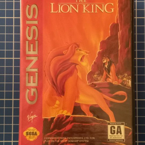 Mega Drive The Lion King game