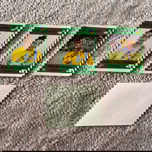 Χαρτάκια αυτοκόλλητα ΑΠΟΕΛ σαν καινούργια, πακέτο 4 τεμαχίων