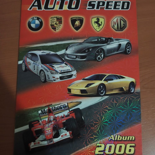 Auto Speed 2006 Konstantinidis sticker album, new, empty