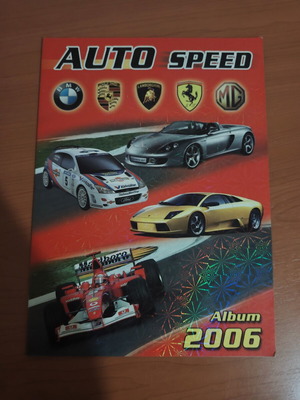Auto Speed 2006 Konstantinidis sticker album, new, empty