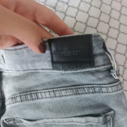 Bershka slim gray jeans like new, size XS