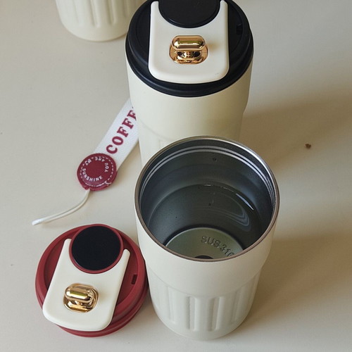 Luxury thermal mug with LED temperature indicator 400 ml new