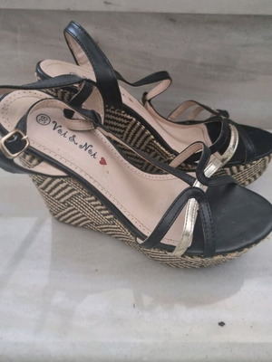 Women's platforms used, size 38