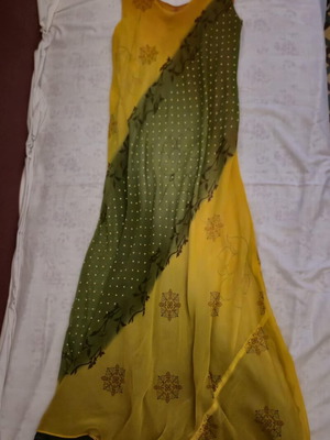 Raan Colection long dress size M like new, multicolor