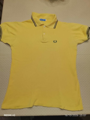 Lacoste και Fred Perry vintage polo μπλούζες, σετ 2 σε μέγεθος L