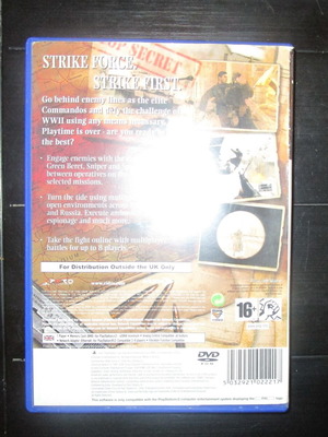 Commandos Strike Force PS2 used action game