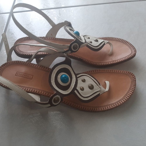 Stefanel summer sandals new, size 40, white