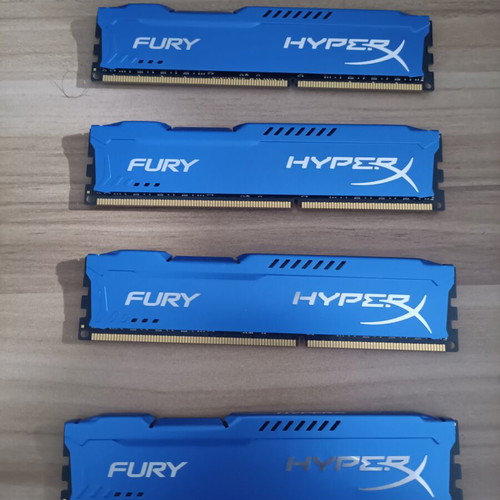 HyperX Fury DDR3 32GB Kit used gaming RAM
